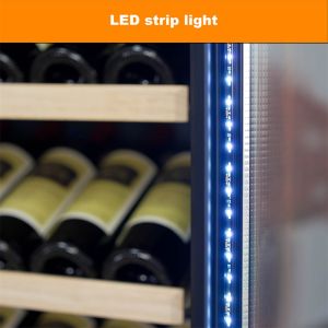 Buy cheap Custom Wine Cooler Cabinet With Touch Control Panel And Locker from wholesalers