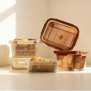 Buy cheap Stackable Airtight Glass Food Container 1050ml with Vented Lid product