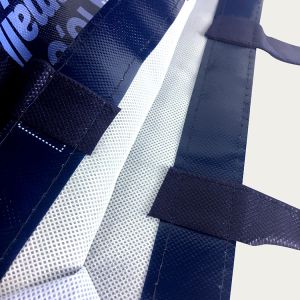 Buy cheap 35x15x40cm 120gsm CMYK Woven Polypropylene Bags With Handles from wholesalers