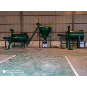 Buy cheap Simple Dry Mortar Plaster Production Line 2ton/h Mixing Equipment Manufacturer from wholesalers