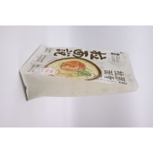Buy cheap Ziplockk Resealable Laminated Packaging Pouches Transparent Flat Bottom Standing Pouch from wholesalers