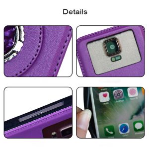 Buy cheap Universal Finger Grip Leather Phone Cases For Samsung Huawei Mobicel Maxfone from wholesalers