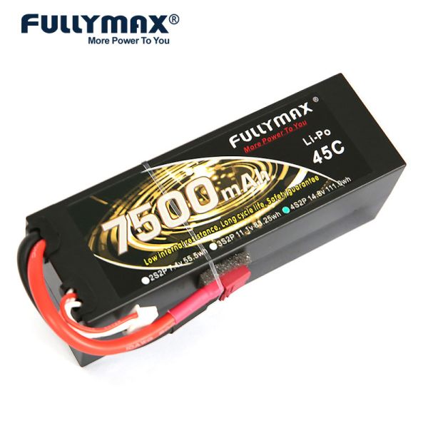 4S Lipo Battery 45C 7500mAh 14.8V Quadcopter Rc Model Boat Batteries