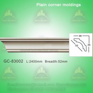 Buy cheap Green durable PU plain ceiling crown moulding from wholesalers