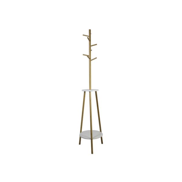 Buy cheap 7 Hooks MDF And Bamboo Depth 35cm Standing Coat Rack from wholesalers