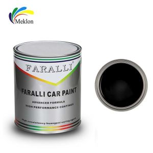 Buy cheap Oil Based Acrylic Car Paint Top Coat 2K Pure Black Mildewproof from wholesalers