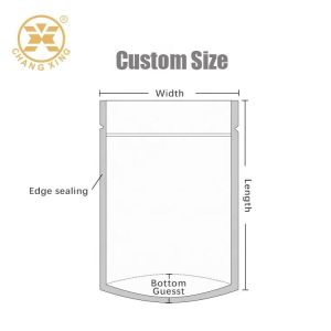 Buy cheap Customizable Dry Fruit Packaging Bags Food Grade Kraft Paper With Zipper from wholesalers