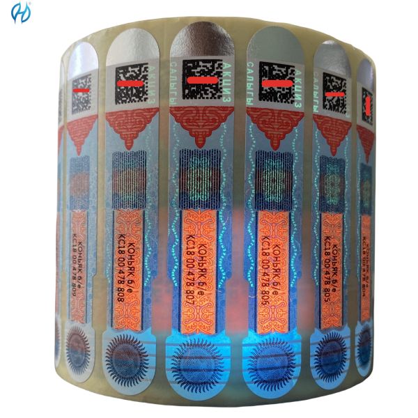 Quality Customized Vinyl Holographic Stickers with Glossy/Matt Finish for sale