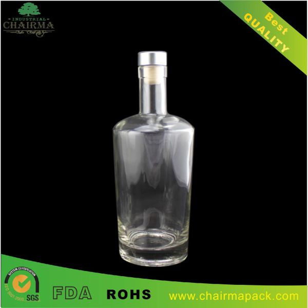 Quality Tpered Glass Bottle for Vodka for sale