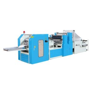 Buy cheap High Speed Tissue Paper Production Line 4 Line 1/8 Dinner Napkin Machine With 800 Pieces / Min from wholesalers