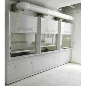 Buy cheap Epoxy Coated Steel Laboratory Fume Hood Multipurpose White Color from wholesalers