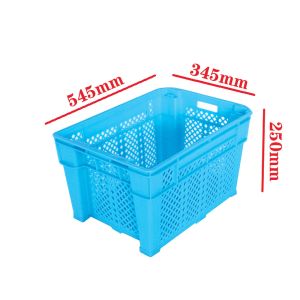 China Large Heavy Duty Plastic Crates Turnover Box Crate Storage Nestable Stackable Storage on sale