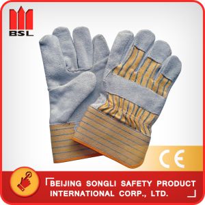 SLG-HD6020-A cow split leather working safety gloves