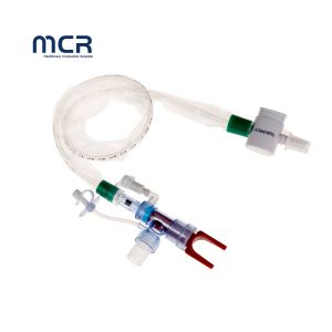 Buy cheap Disposable Closed Suction Catheter Automatic Flushing 72H Double Swivel Elbow from wholesalers