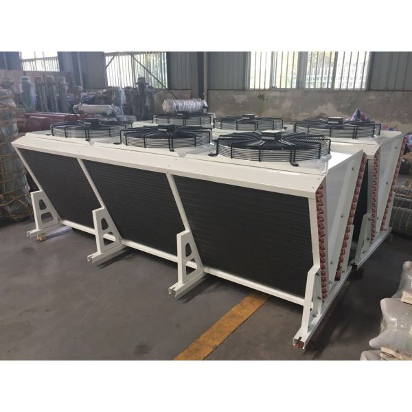 Buy cheap V type Supermarket refrigeration Air cooled Condenser well used chinese manufacturer from wholesalers