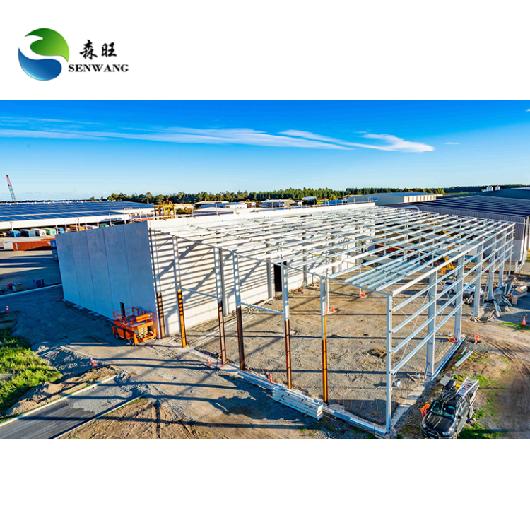 Buy cheap ISO 9001 Certified Steel Structure Warehouse with Custom Wall Cladding from wholesalers