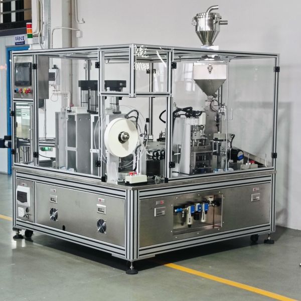 Buy cheap Stainless Steel Automatic Desiccant Cap Filling Machine with PLC Control from wholesalers