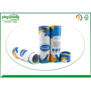 Buy cheap Printed Recycled Custom Paper Tubes Offset Printing Environmentally Friendly product