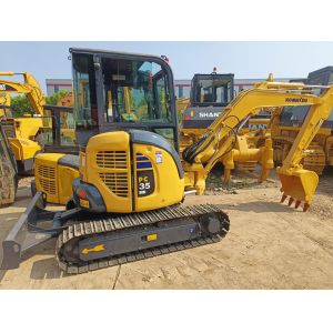 Buy cheap Used Komatsu PC35 Excavator 2022 and Flexible Maneuverability Comfortable Cab Design Low Noise and Vibration for in with 1 from wholesalers