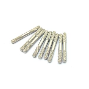 Buy cheap Non Standard Turned Metal Parts Cylindrical Knurled Pins For Walking Centering Machine from wholesalers