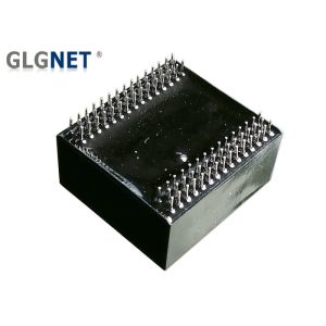 Buy cheap PoE Function LAN Isolation Transformer 88 PIN 1G Base -T Full Quad Port Applications from wholesalers