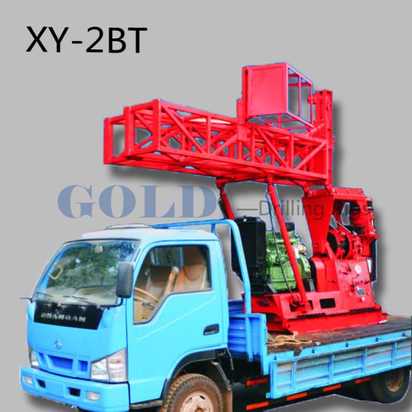 Quality high efficiency compacted small truck mounted drilling rig for sale