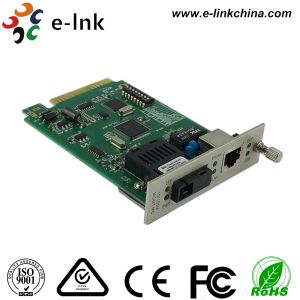 Centralized Manageable Ethernet Fiber Media Converter , 16 Slots Fiber Optic