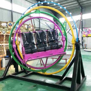 Buy cheap Movable Amusement Park Thrill Rides , Space Rings Ride Adjustable Speed from wholesalers