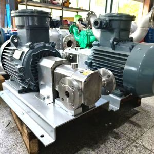 Buy cheap Practical SS304 Sanitary Lobe Pump , 600Rpm Sanitary Positive Displacement Pump product