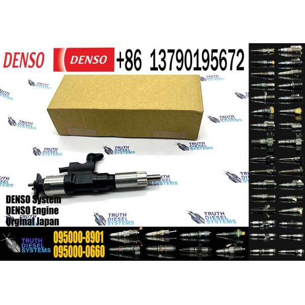 Common Rail Injector Diesel Engine Parts Fuel Injector 095000-8901 095000-8900 For ISUZU 4HK1