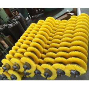 China Roller Brush For Cleaning Dust Removal Guide With Nylon Wire Spring  Brush on sale