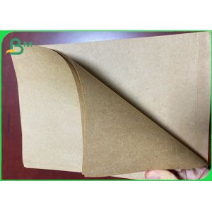 23" 35" 90gsm 100gsm Uncoated Brown Kraft Paper Roll For Packaging Bag