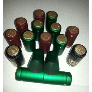 Custom PVC Shrink Capsules for Wine, Spirit, Vodka, Juice, Vinegar, Olive Oil,