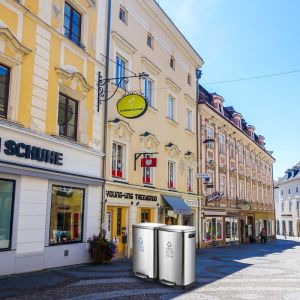 Buy cheap Anti Scratch 100L Two Compartment Garbage Can from wholesalers