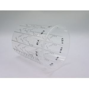 Buy cheap 1300 ml Disposable Mixing cup Auto Plastic Single Use plastic pots measuring printed cup calibrated-up cup from wholesalers