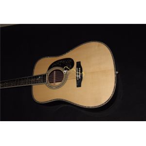 Buy cheap AAAAA all solid wood guitar customize right the best D shape right left handed acoustic electric guitar from wholesalers