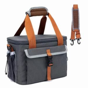 Buy cheap 15l Portable Foldable 600d Oxford Cloth Cooler Lunch Bag With Shoulder Strap from wholesalers