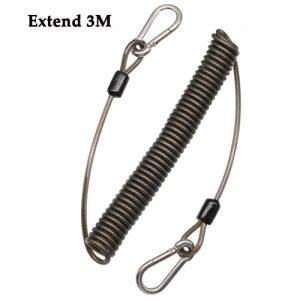 Buy cheap Magic Fishing Tool Flexible Coil Lanyard Leash Steel Reinforced Load 50KG from wholesalers