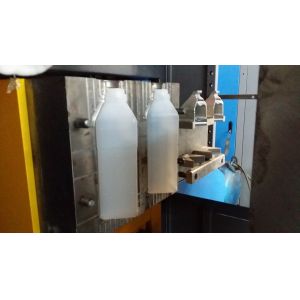 Buy cheap Blue Automatic Extrusion Blow Molding Machine Making PE / PVC Containers from wholesalers