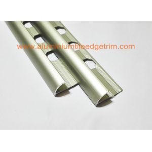 Buy cheap Matt Champagne Aluminium alloy Rounded Edge Tile Trim With 10 mm Inside Height from wholesalers