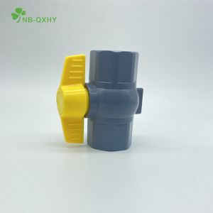 Buy cheap 1/2"-4" Connection Form Plastic Fixed Manual PVC Octagonal Ball Valve with Yellow Handle from wholesalers