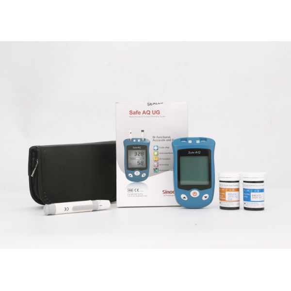 Lancet Ejector Diabetes Sugar Test Kit , Blood Glucose Test Machine Bluetooth