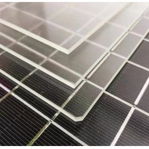 3.2mm Thickness Solar Photovoltaic Glass High Light Transmittance Custom