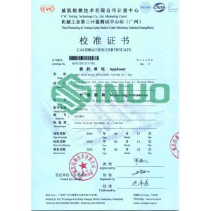 Sinuo Testing Equipment Co. , Limited Certifications