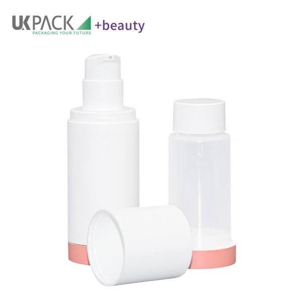 UKA67 Refillable Replaceable Recyclable PP Airless Bottle 30ml 50ml 100ml For