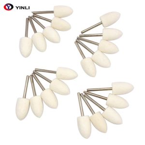 Buy cheap Customized Shape Felt Polishing Bobs Buffing Head 6mm White product