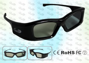 Buy cheap Rechargeable 3D PC home use active shutter 3D glasses from wholesalers