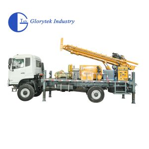 Buy cheap Full Hydraulic Water Well Truck Drilling Rig, 500m Depth, 105-350mm Range from wholesalers