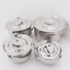Buy cheap 4pcs Soup Bowl No Magenic 24cm Stainless Steel Cooking Pot from wholesalers