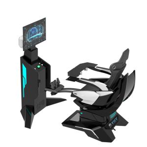 1000W 360 Rotating VR Chair Simulator For All Aluminum Alloy Roller Coaster
